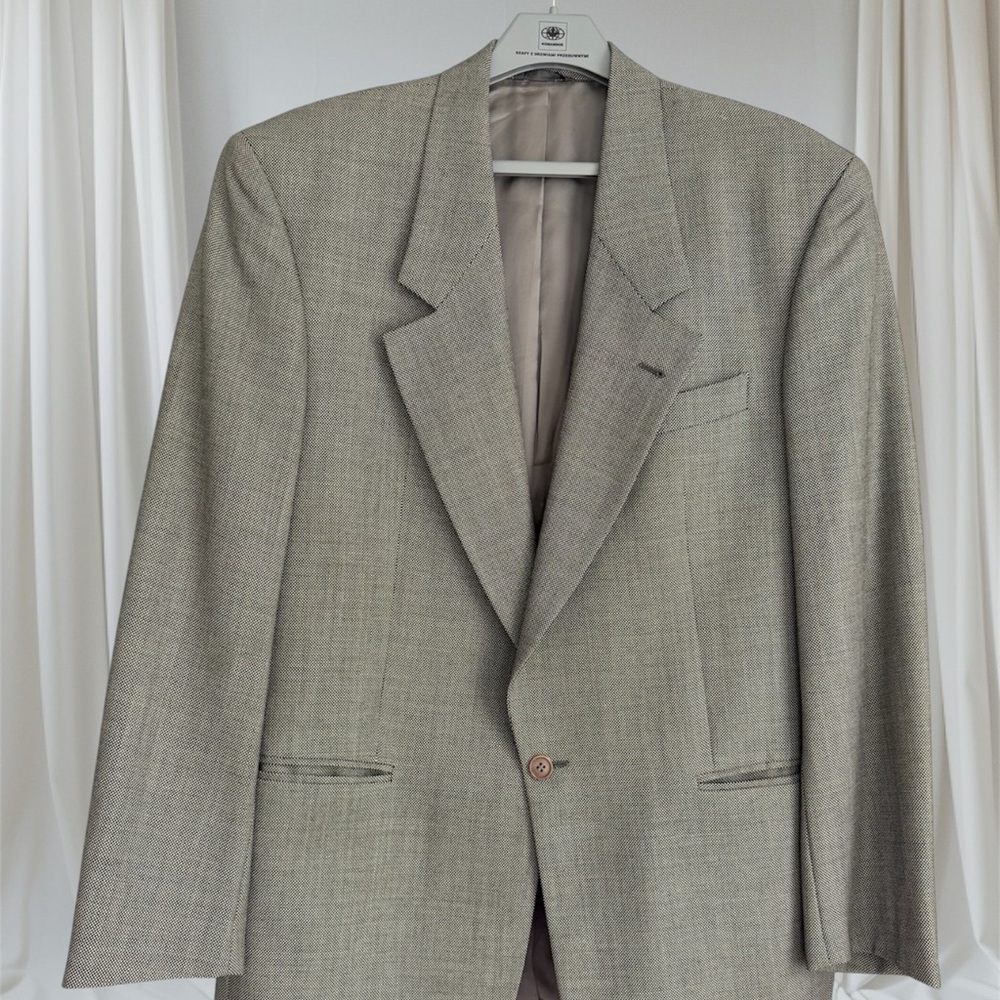Michele D’Ambra Italian Elegant Men's Blazer in Gray - Picture 2 of 10